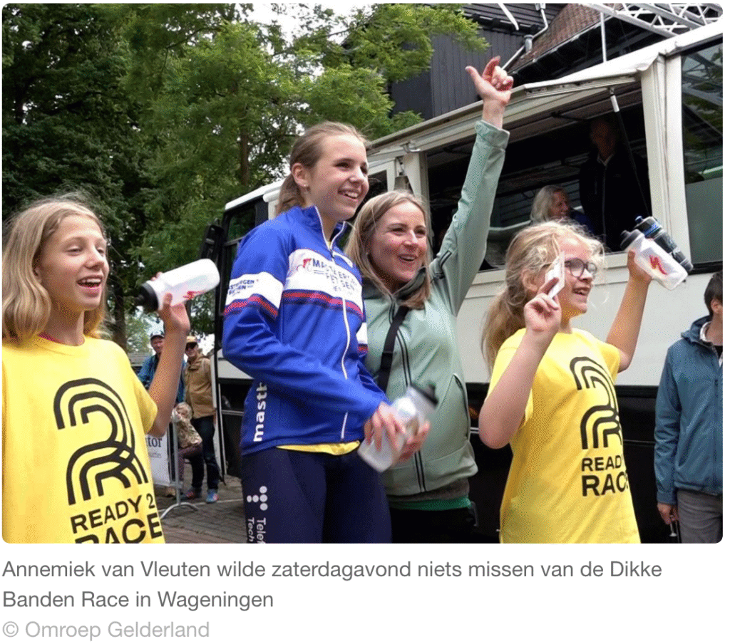 Annemiek van Vleuten bij Dikke Banden Race Wageningen